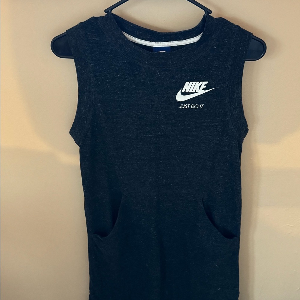 Nike Women’s Dark Grey Sleeveless Sports Dress